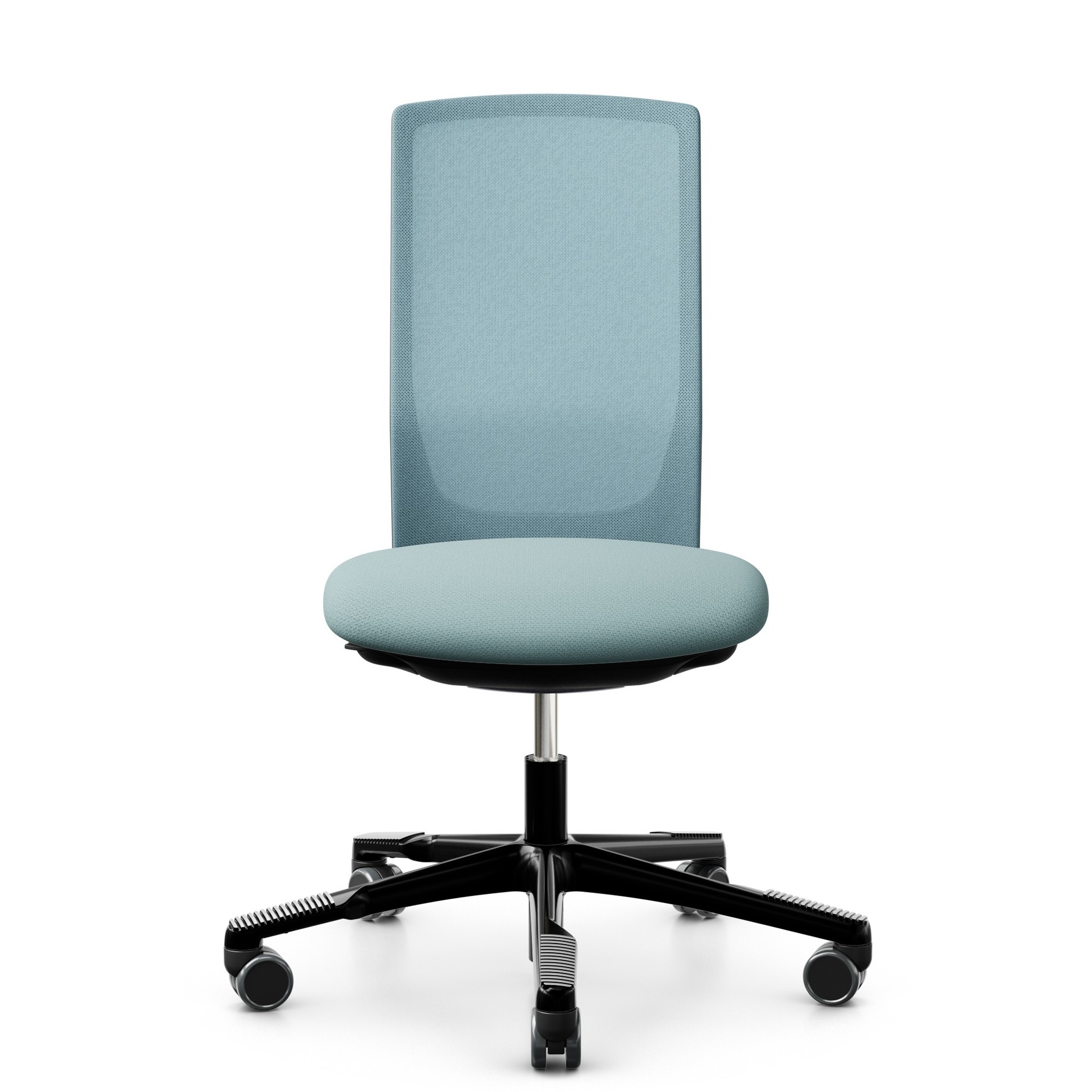Bürodrehstuhl HAG Futu Mesh 1100-S ohne Armlehnen, Hellblau, Neu, Ergonomischer Stuhl - ideal für flexibles Arbeiten