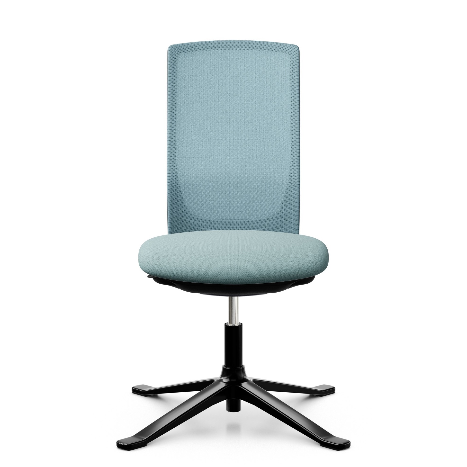 Konferenzstühle HAG Futu Mesh Communication 1102-S (Blau, Neu, ohne Armlehnen)
