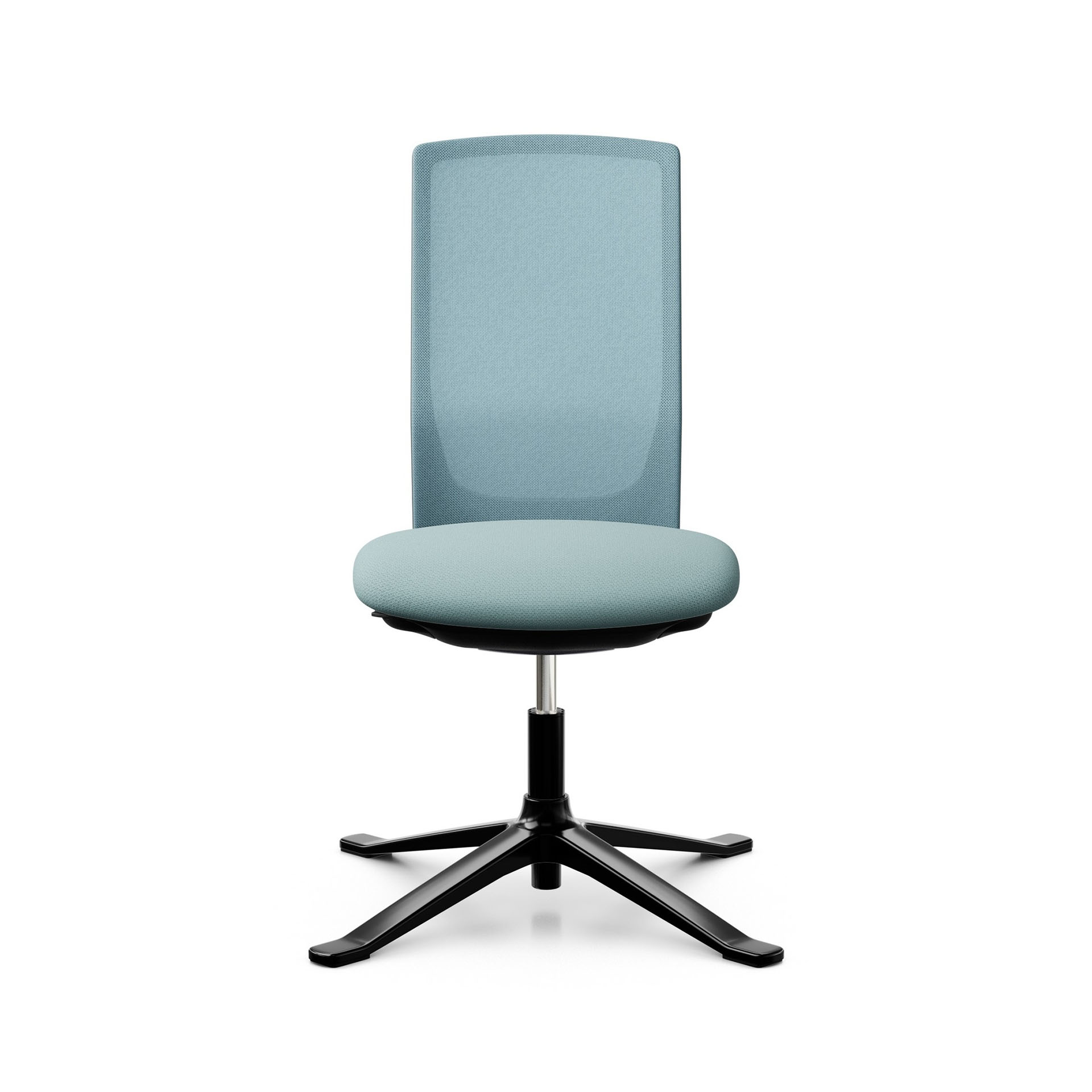 Image of Konferenzstuhl HAG Futu Mesh Communication 1102-S ohne Armlehnen, Blau, Neu - Ergonomisch & Höhenverstellbar