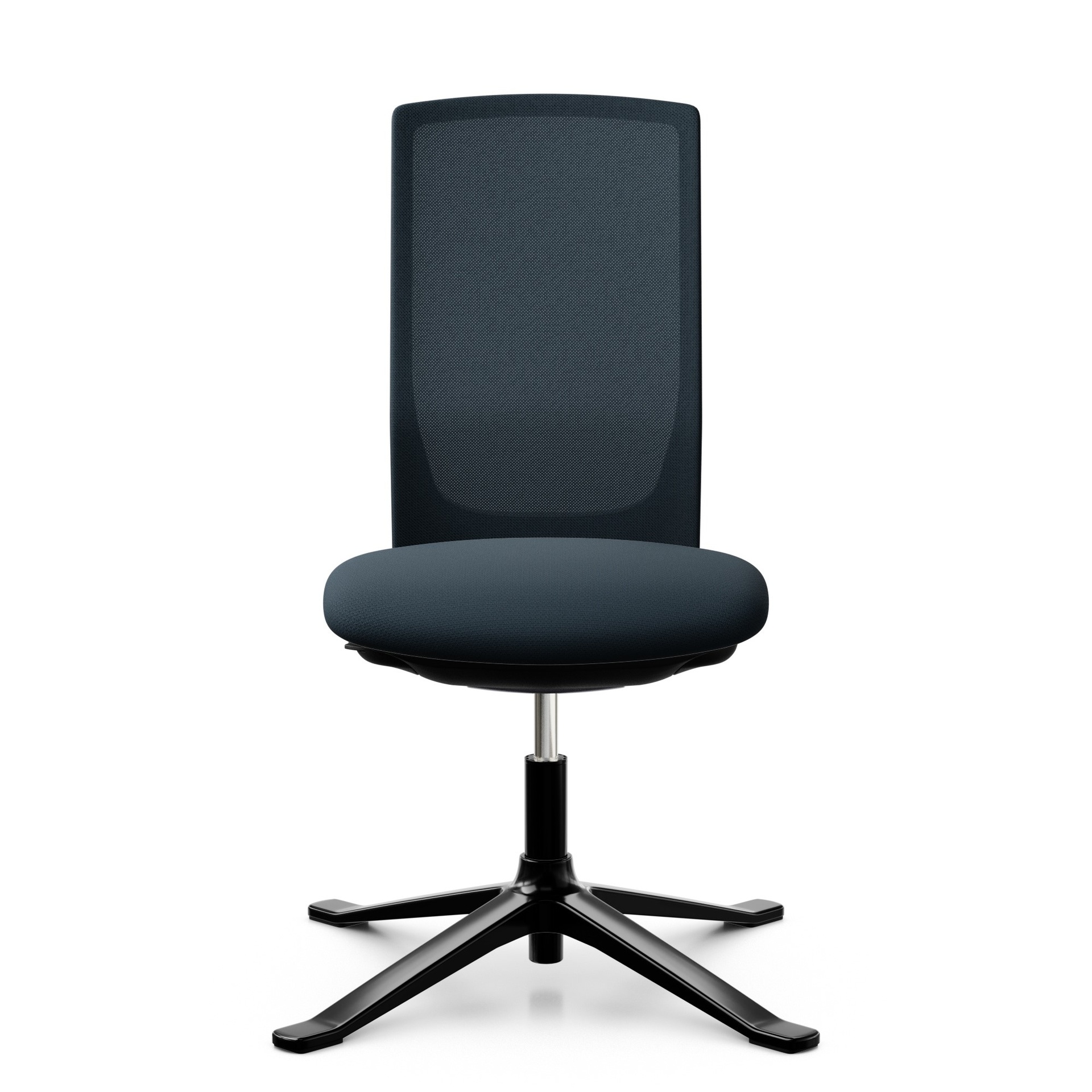 Chaises de conférence HAG Futu Mesh Communication 1102-S (Bleu foncé, Nouveau, sans accoudoirs)