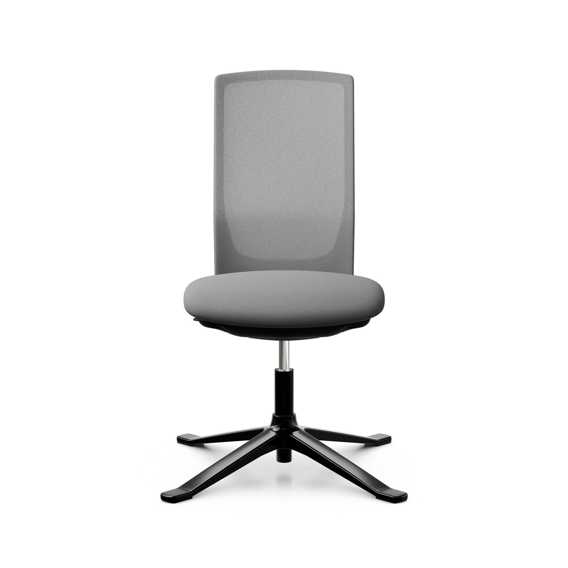 Image of Konferenzstuhl HAG Futu Mesh Communication 1102-S ohne Armlehnen, Grau, Neu - Ergonomisch & Höhenverstellbar