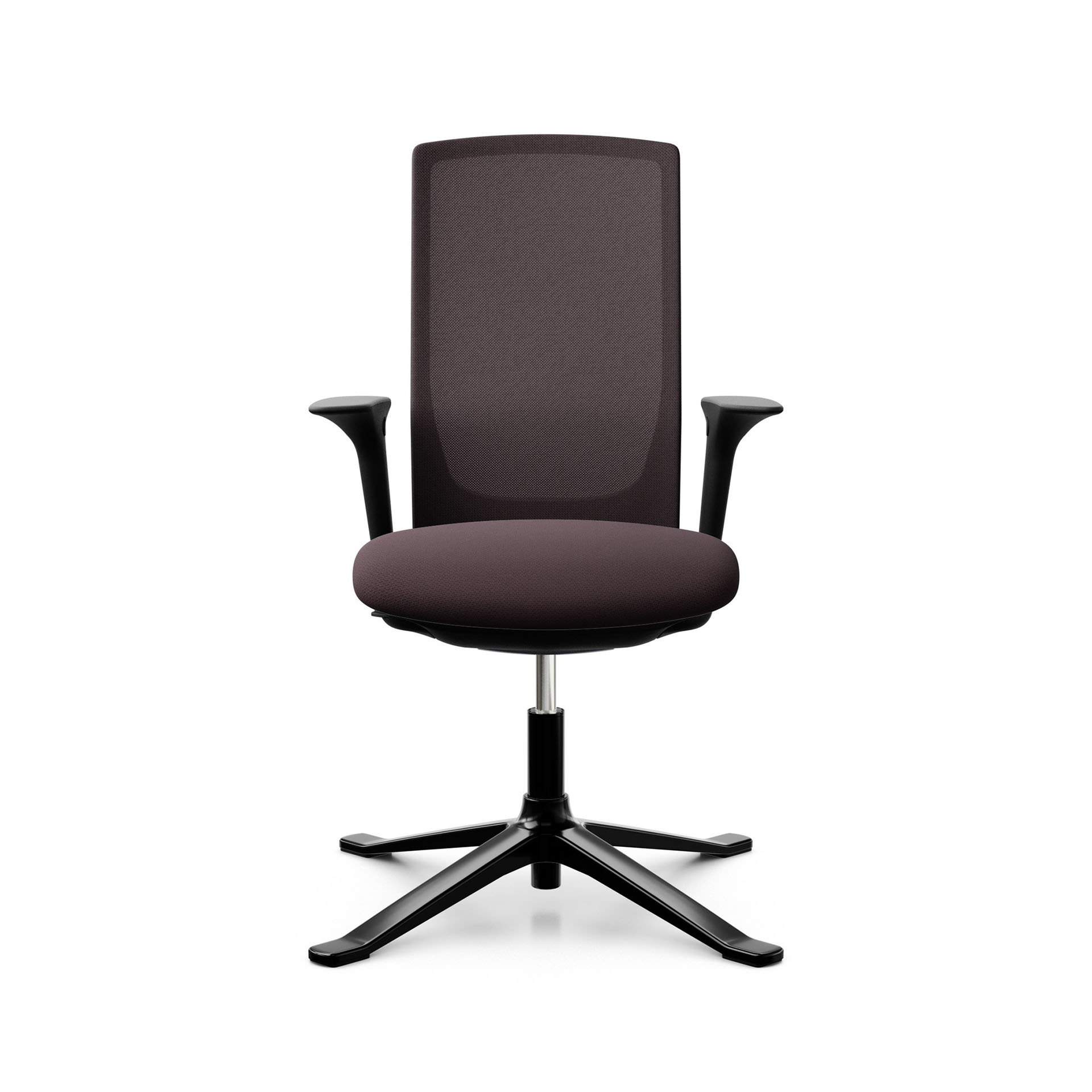 Konferenzstuhl HAG Futu Mesh Communication 1102-S mit 2D Armlehnen, Violett, Neu - Ergonomisch & Höhenverstellbar
