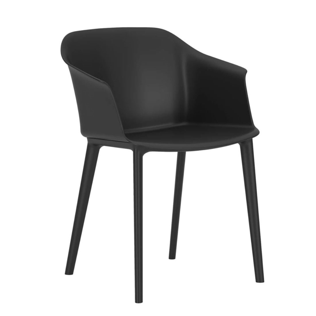 Kunststoffstühle Nowy Styl Inta Frame (Schwarz, Neu)