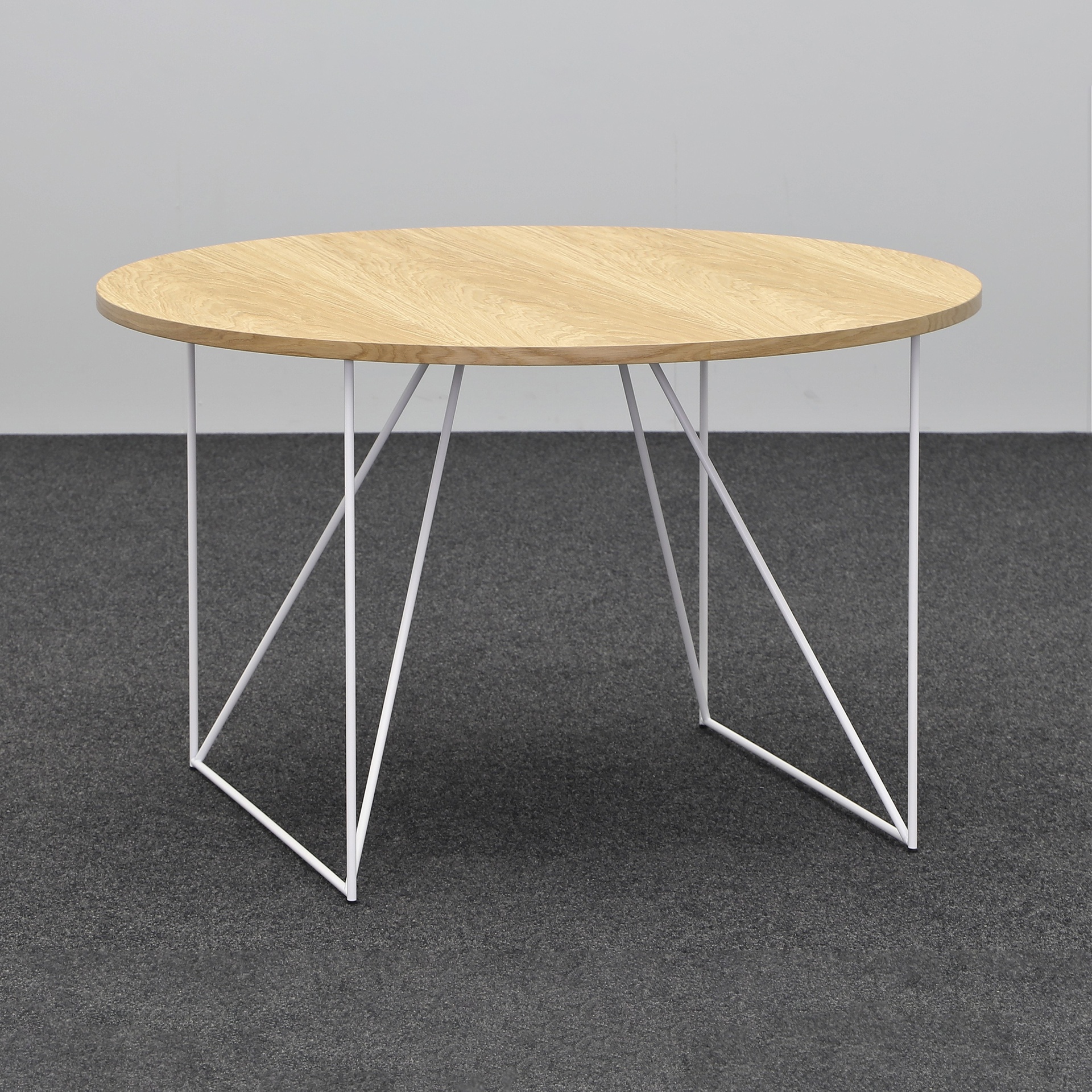 Konferenztisch Narbutas Air (Ahorn, Neu, 120x120, Weiss, Weiss)