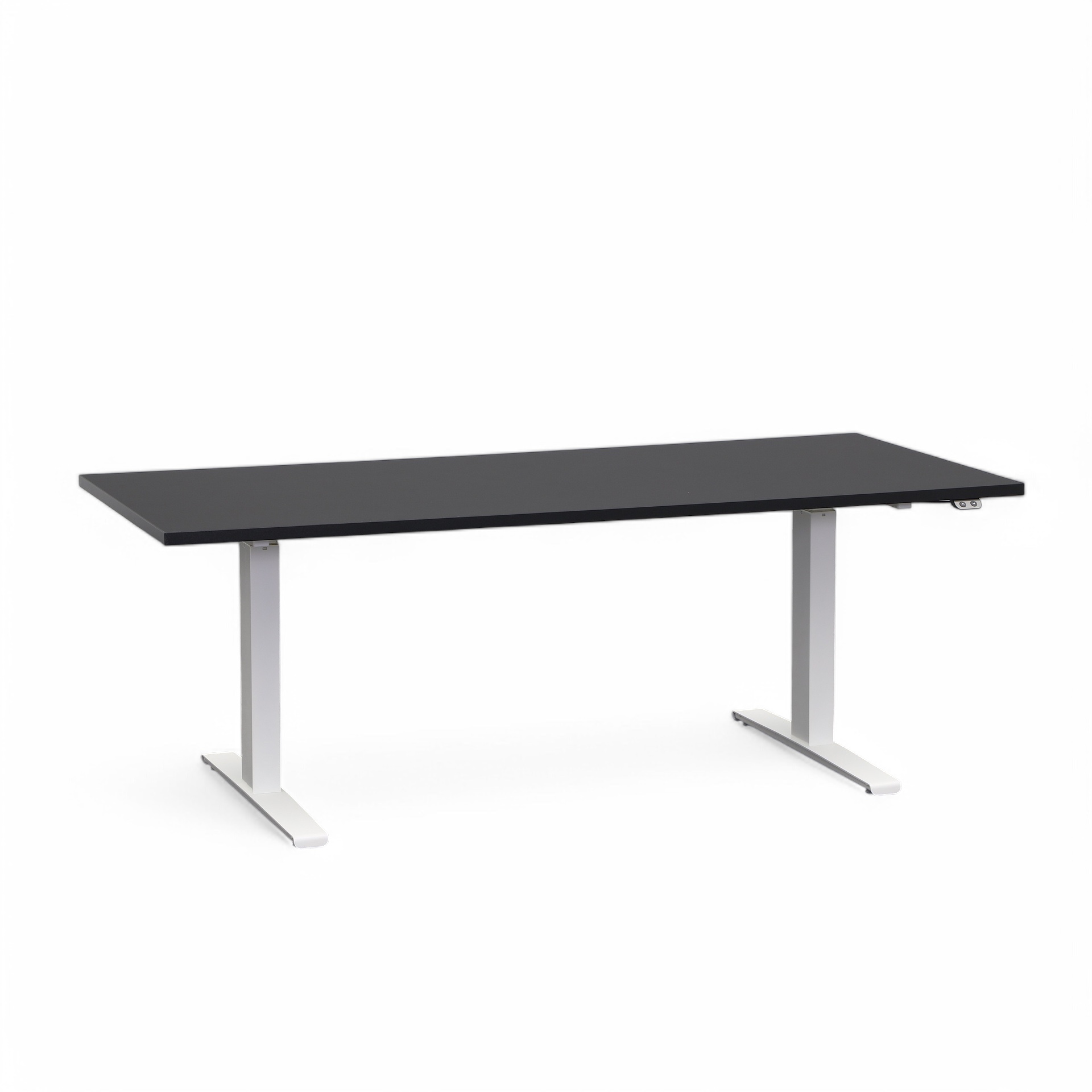 Bureau réglable en hauteur ofSwiss (Noir, Très bon, 180x80)