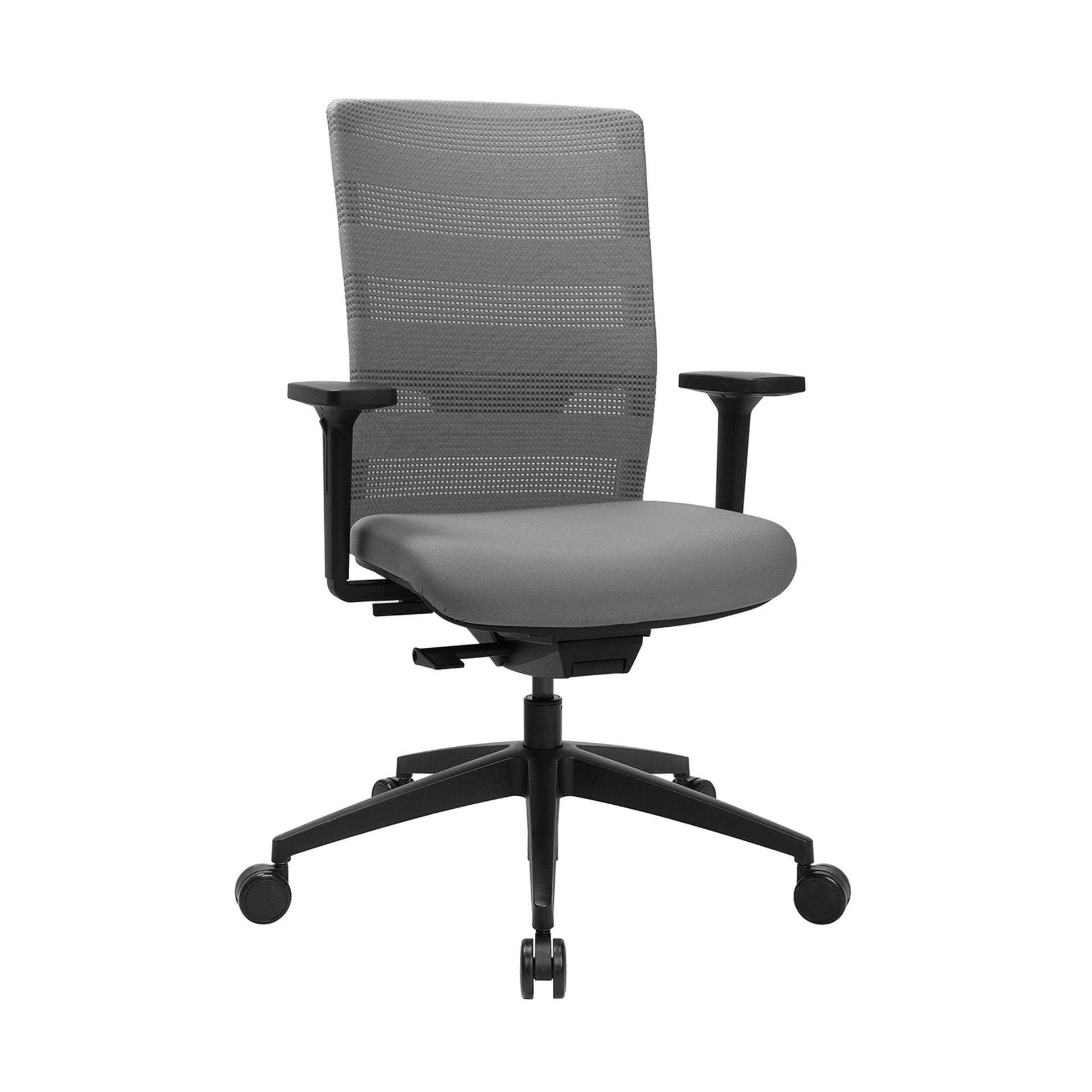 Bürodrehstuhl Topstar Sitness AirWork mit 1D Armlehnen, Grau, Neu, Ergonomischer Stuhl - ideal für flexibles Arbeiten