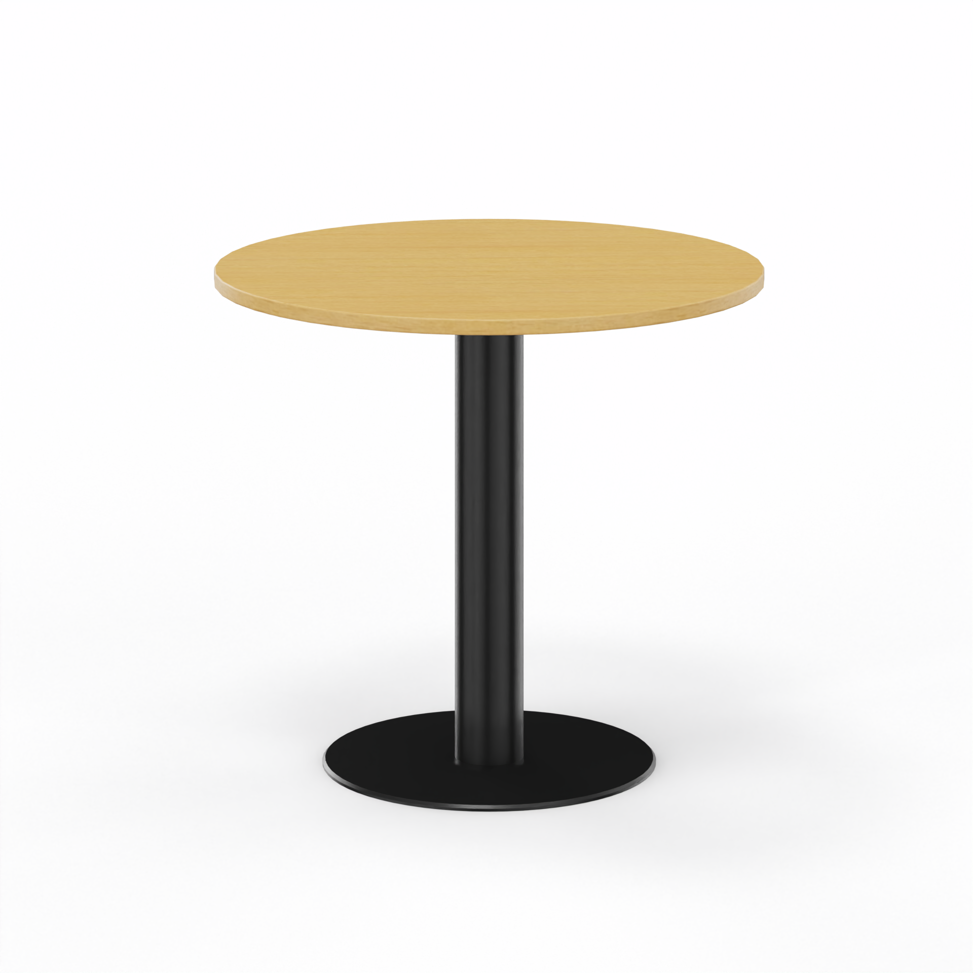 Image of Sitzungstisch Tradingzone GO Swiss 80x80 cm, Buche/Schwarz, Rund, Neu, Tisch - Für professionelle Meetings