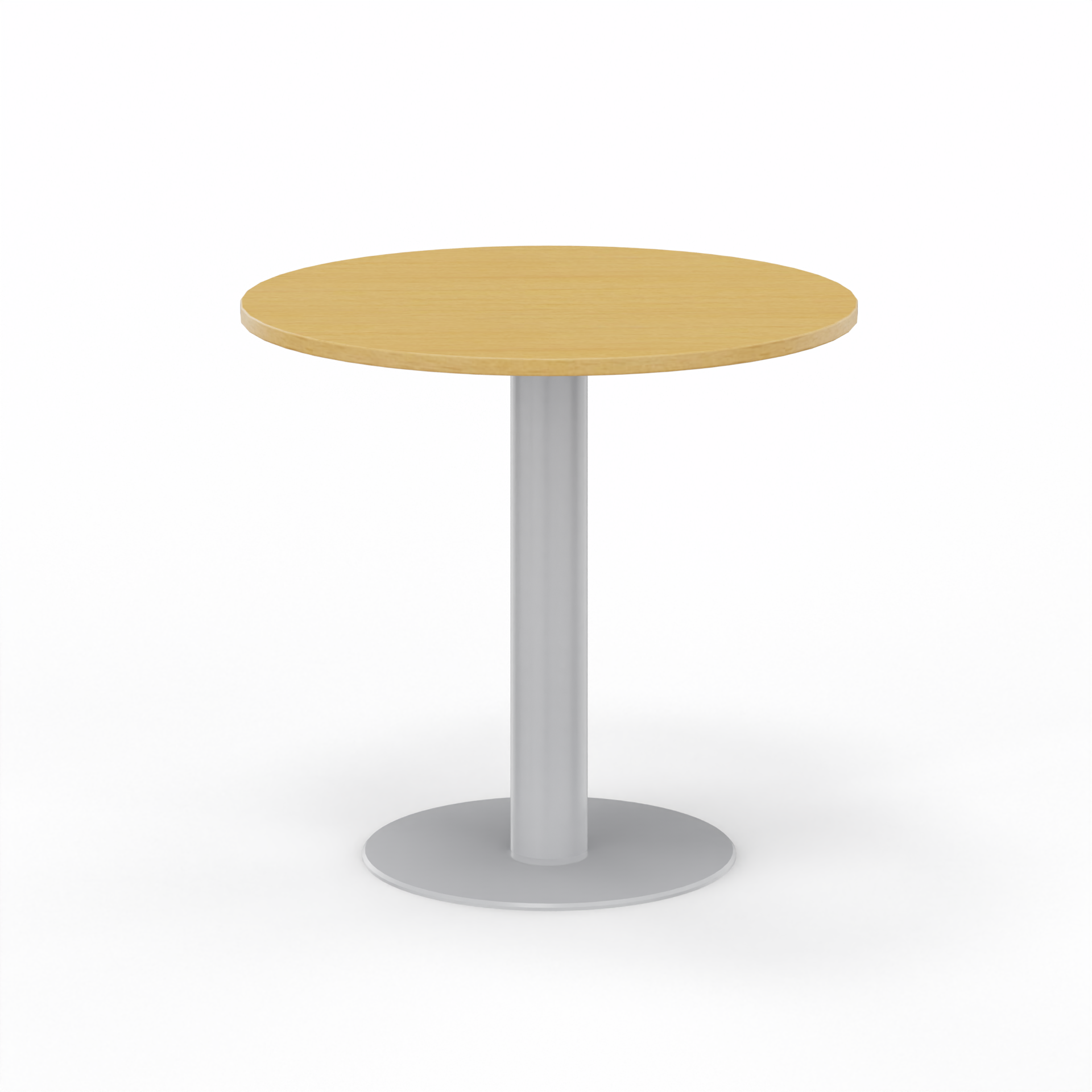Image of Sitzungstisch Tradingzone GO Swiss 80x80 cm, Buche/Silbergrau, Rund, Neu, Tisch - Für professionelle Meetings