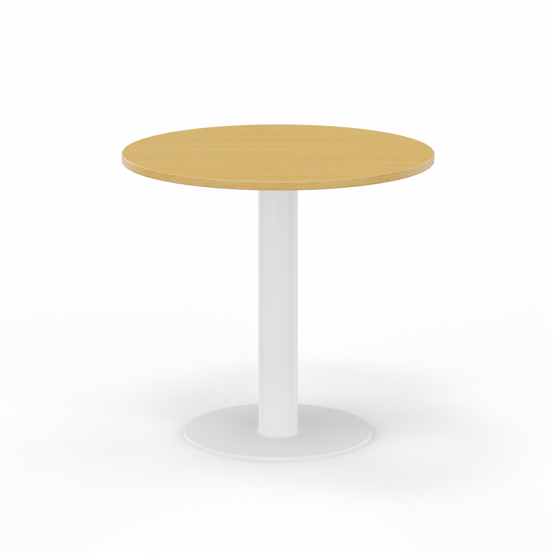 Image of Sitzungstisch Tradingzone GO Swiss 80x80 cm, Buche/Weiss, Rund, Neu, Tisch - Für professionelle Meetings