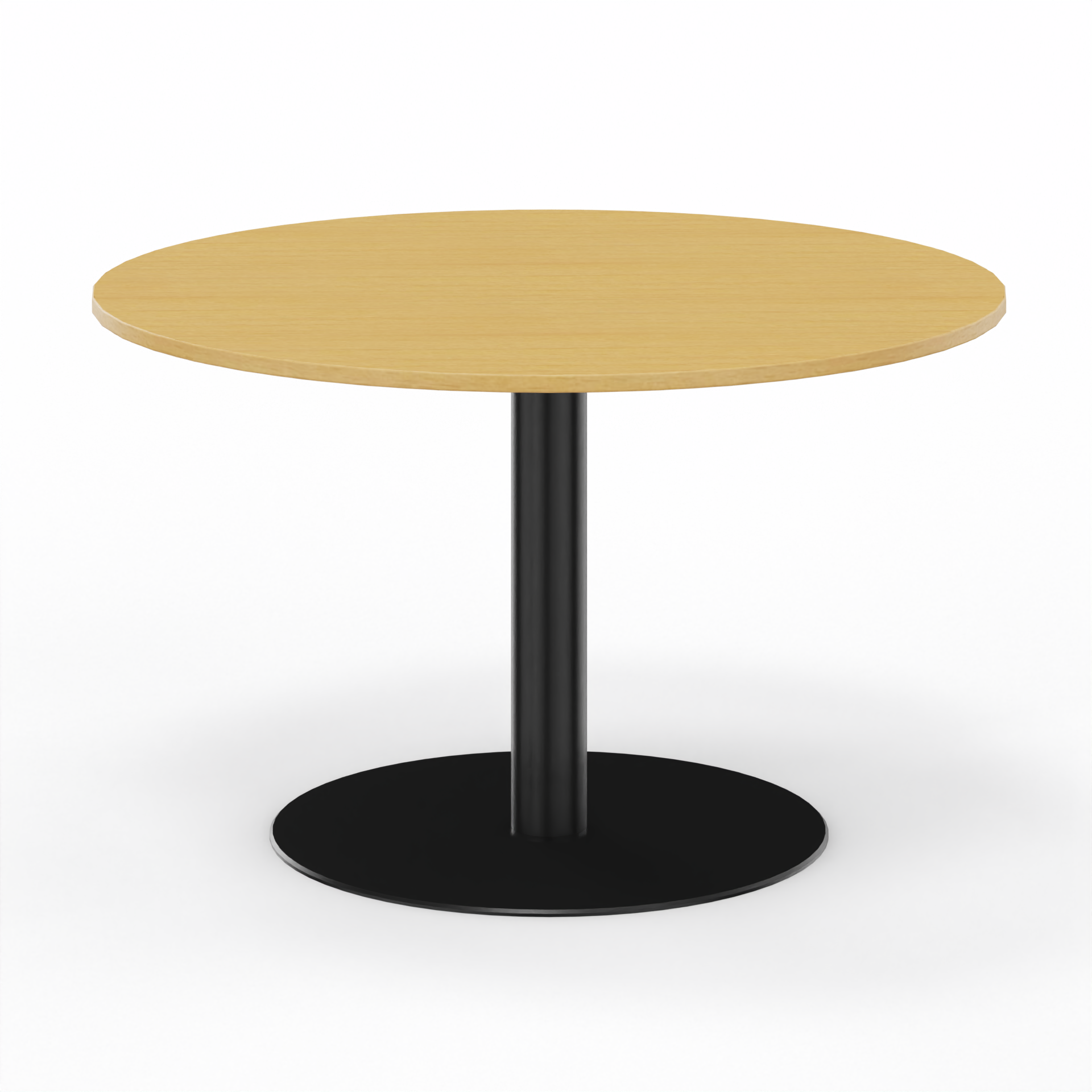Image of Sitzungstisch Tradingzone GO Swiss 120x120 cm, Buche/Schwarz, Rund, Neu, Tisch - Für professionelle Meetings