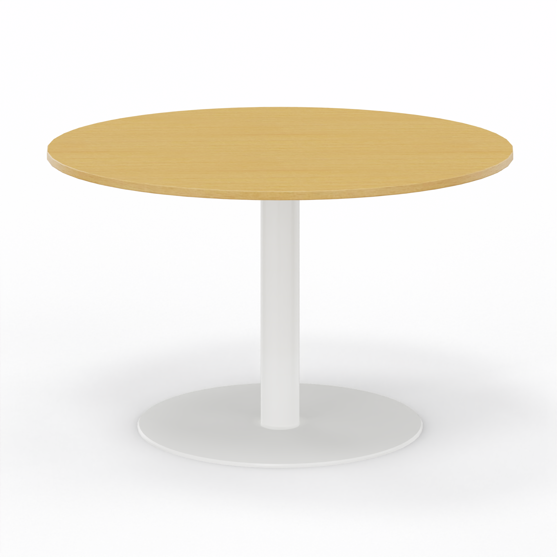 Image of Sitzungstisch Tradingzone GO Swiss 120x120 cm, Buche/Weiss, Rund, Neu, Tisch - Für professionelle Meetings