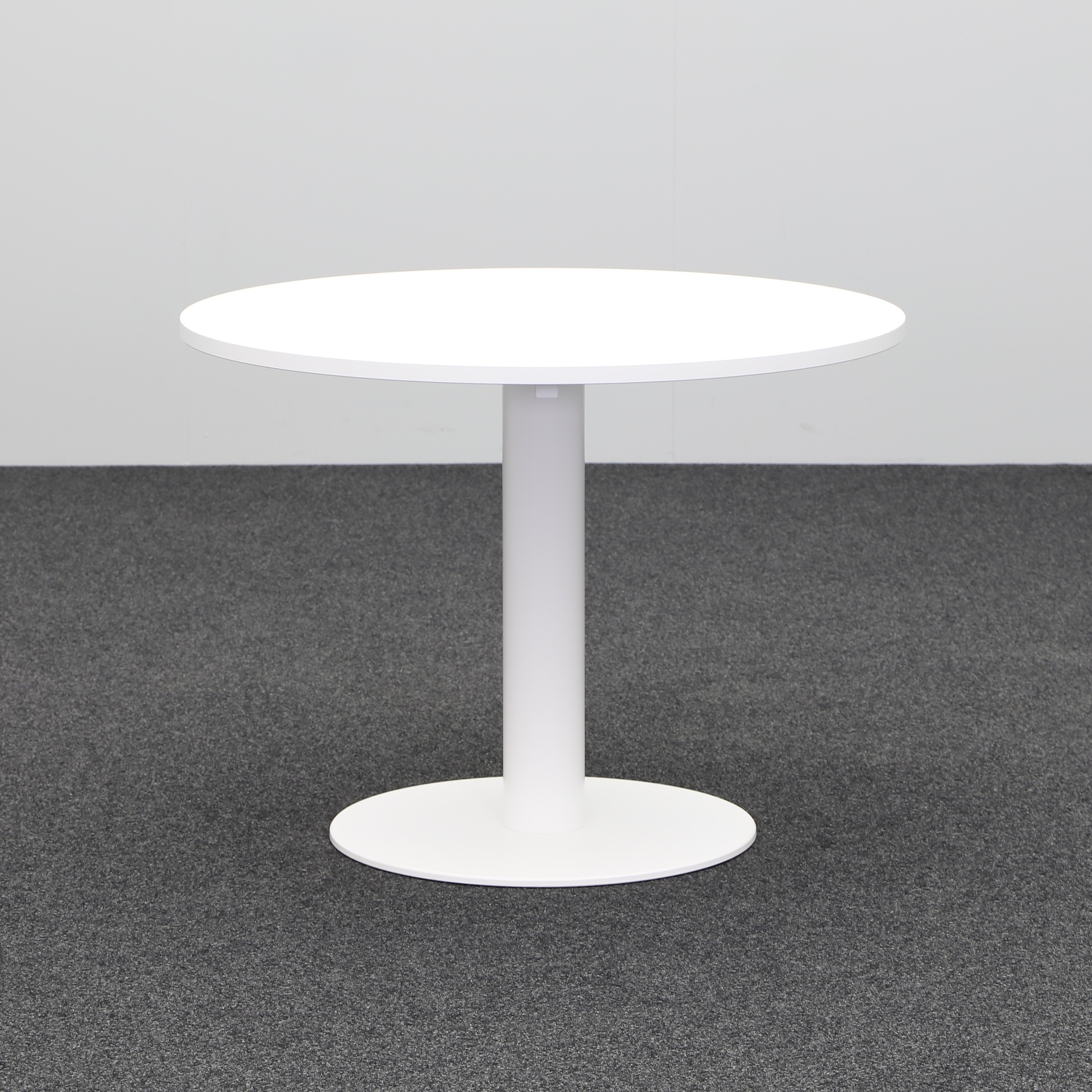 Besprechungstisch Narbutas Forum 100x100 cm, Weiss/Weiss, Neu Tisch - Optimal für moderne Büroeinrichtung