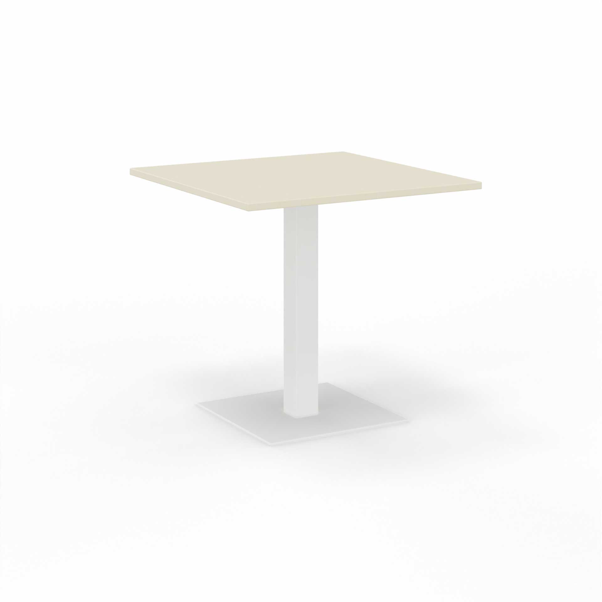 Image of Sitzungstisch Tradingzone GO Swiss 80x80 cm, Ahorn/Weiss, Quadratisch, Neu, Tisch - Für professionelle Meetings