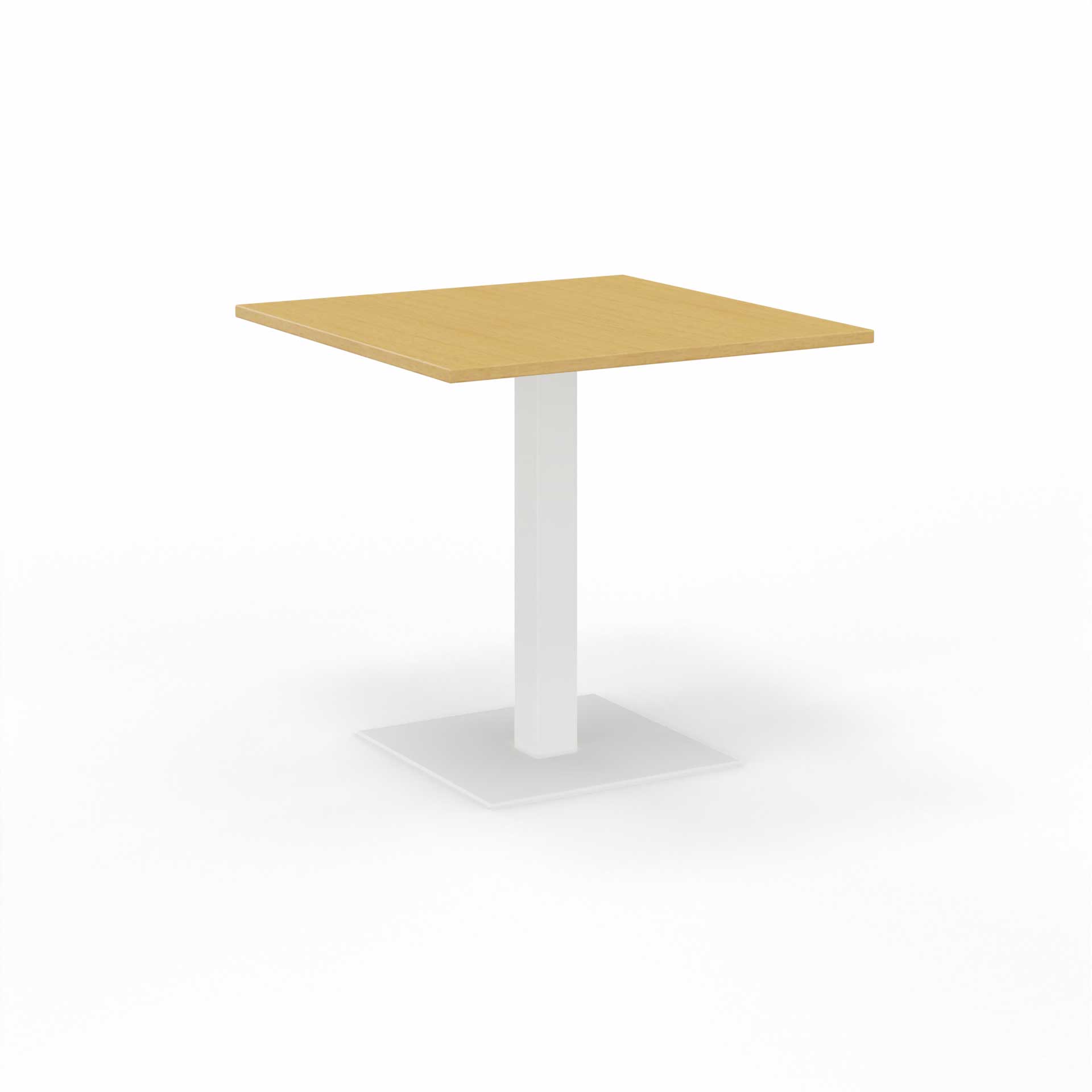 Image of Sitzungstisch Tradingzone GO Swiss 80x80 cm, Buche/Weiss, Quadratisch, Neu, Tisch - Für professionelle Meetings