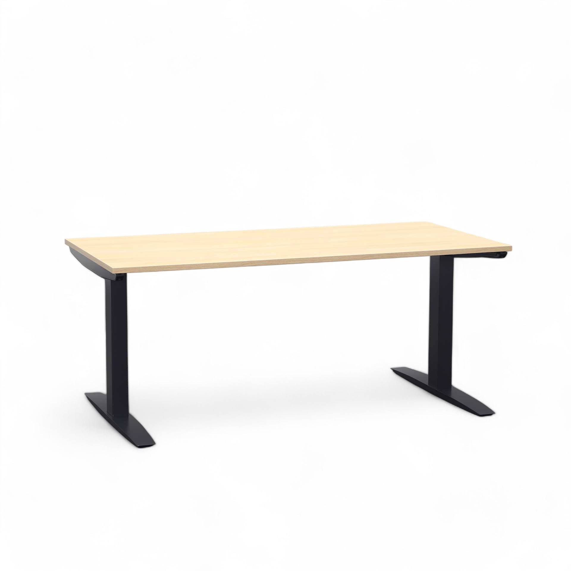 Höhenverstellbare Arbeitstische Sitag SitagActive Liftmatic Light (Eiche, Sehr gut, 160x80, Anthrazit)