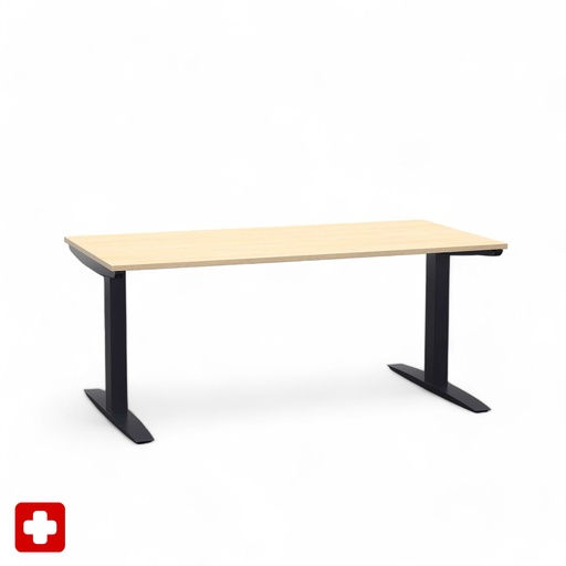 Höhenverstellbare Arbeitstische Sitag SitagActive Liftmatic Light (Eiche, Sehr gut, 160x80, Anthrazit)