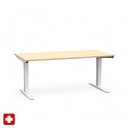 Tables de travail réglables en hauteur SitagActive Liftmatic Light (Chêne, Très bon, 160x80, Blanc)