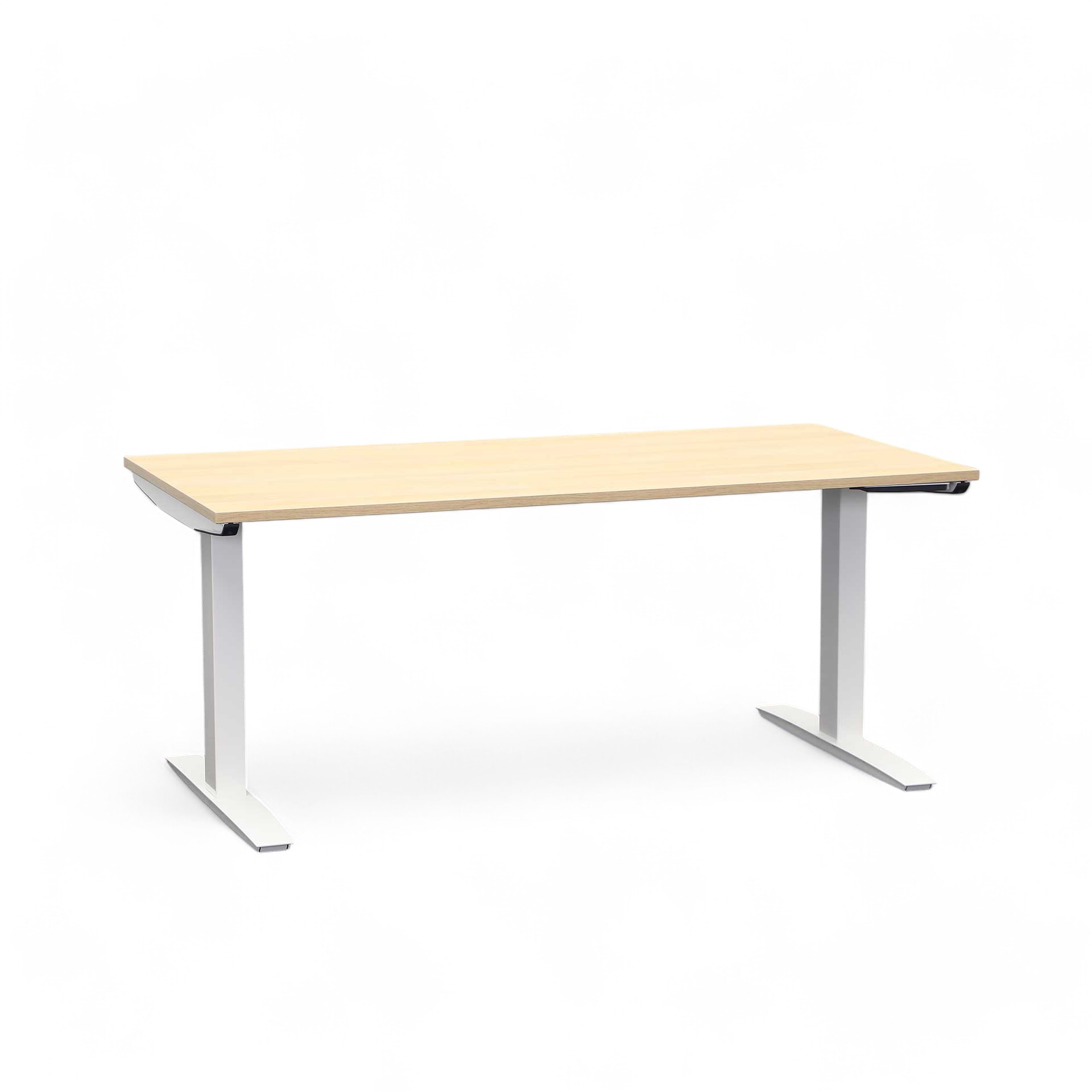 Höhenverstellbare Arbeitstische Sitag SitagActive Liftmatic Light (Eiche, Sehr gut, 160x80, Weiss)