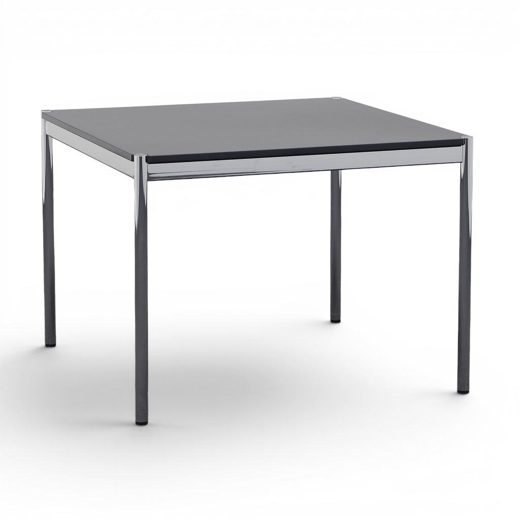 Elegant USM Haller Black Chrome Conference Table