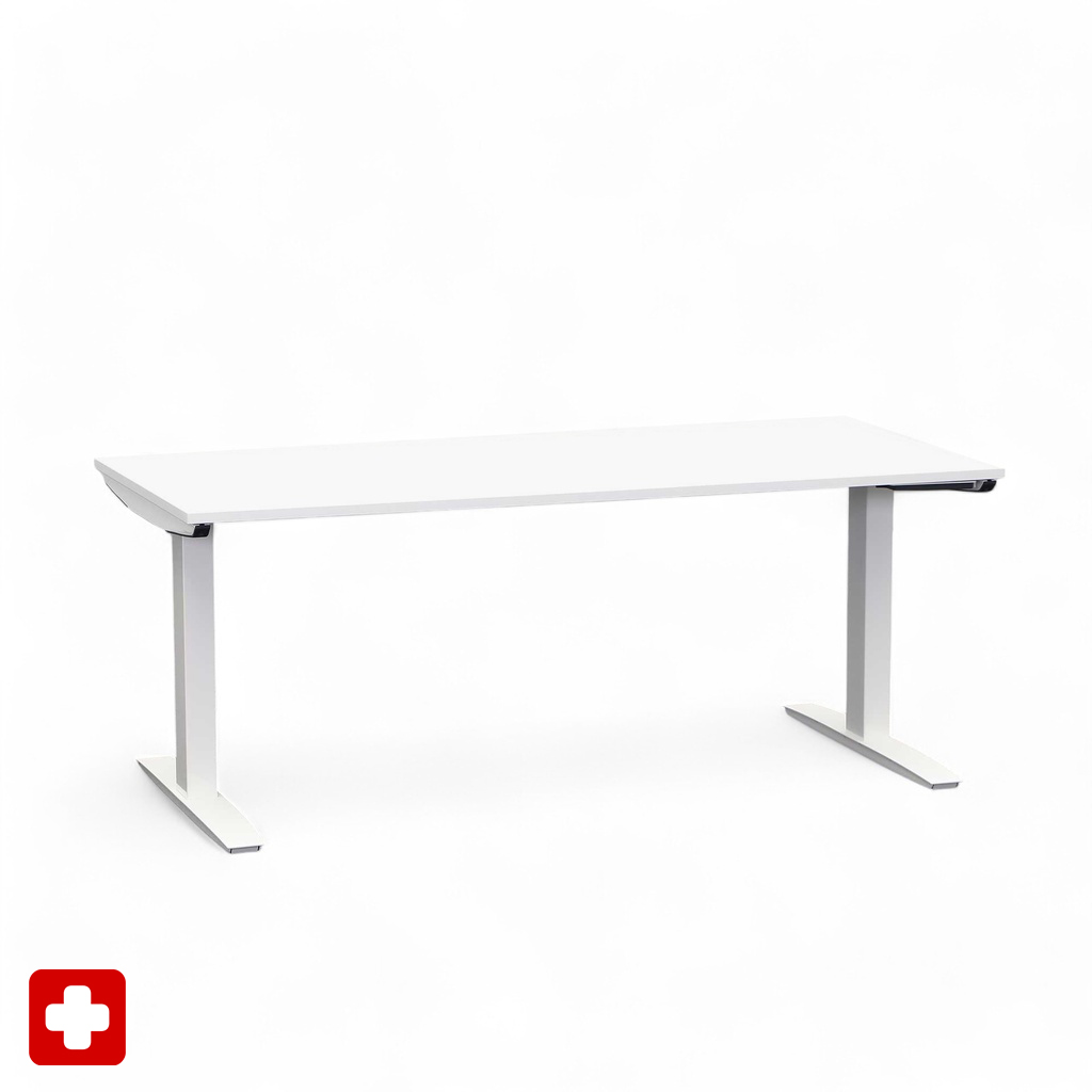 Höhenverstellbare Arbeitstische Sitag SitagActive Liftmatic Light (Weiss, Sehr gut, 180x90, Weiss)