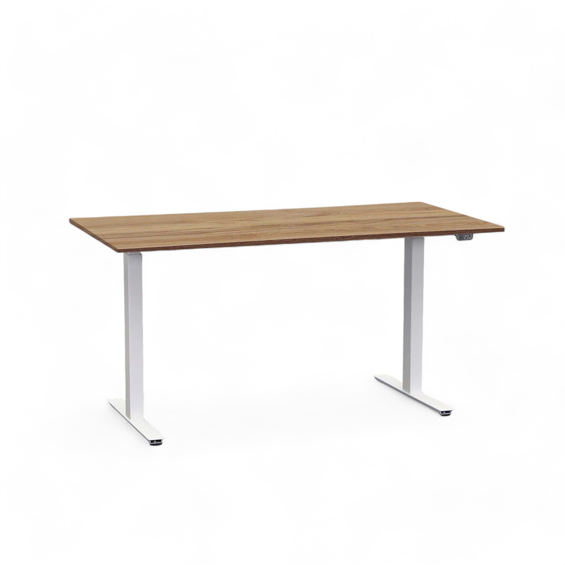 Schreibtisch el. höhenverstellbar Tradingzone Home 2.0 (Eiche dunkel, Neu, 140x70, Weiss)