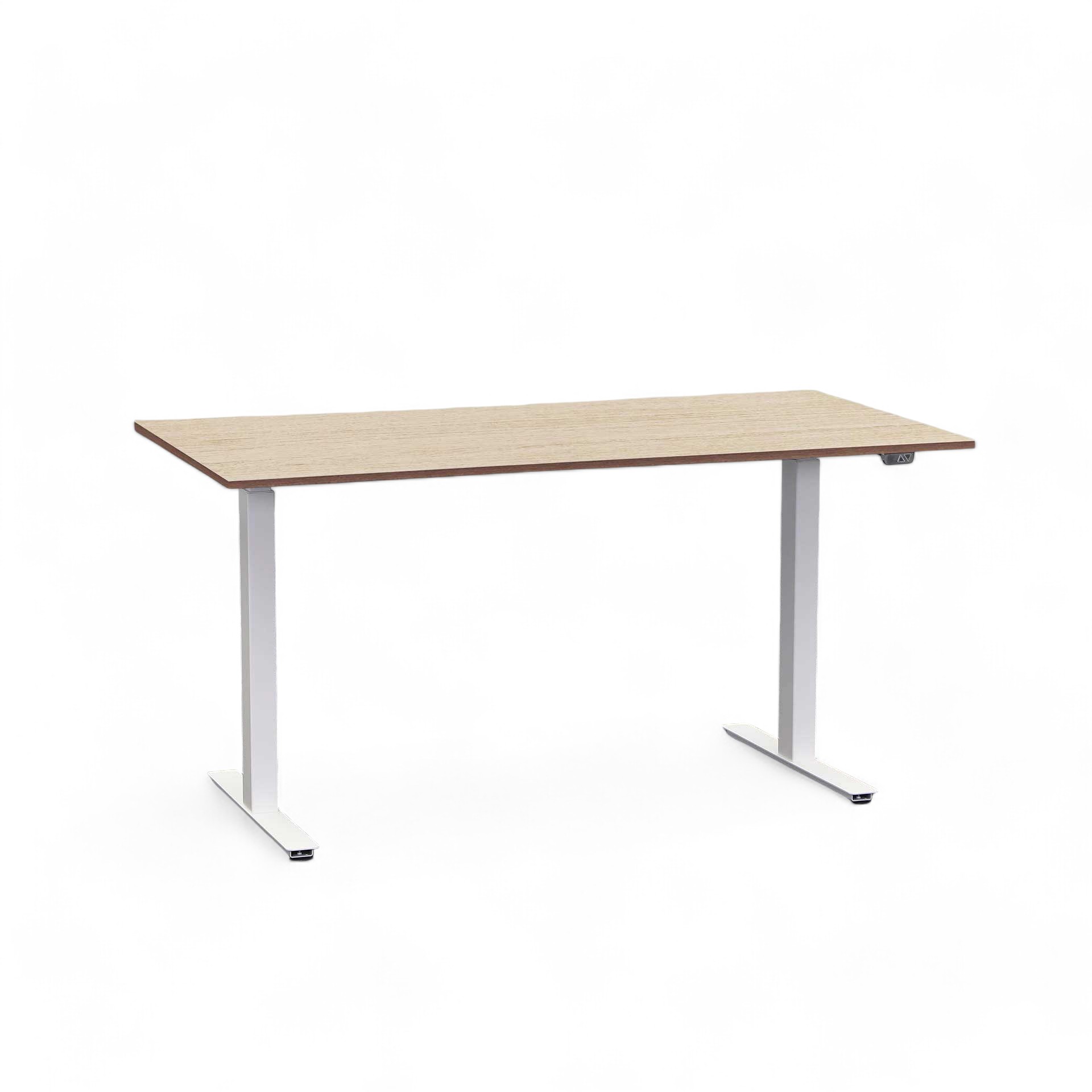 Schreibtisch el. höhenverstellbar Tradingzone Home 2.0 (Eiche hell, Neu, 140x70, Weiss)