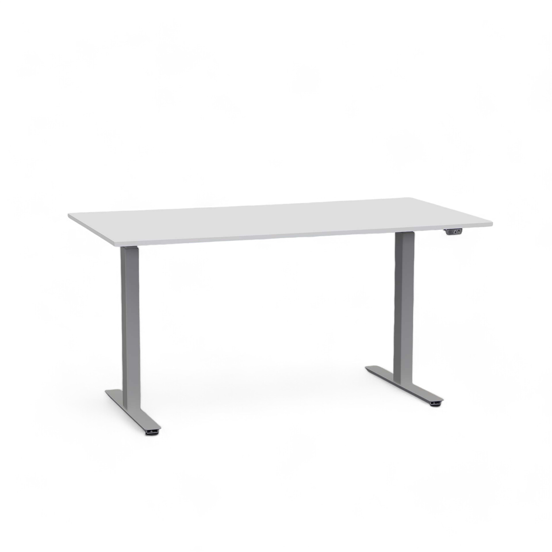 Bureau réglable en hauteur Tradingzone Home 2.0 (Gris, Nouveau, 140x70, Gris argenté)