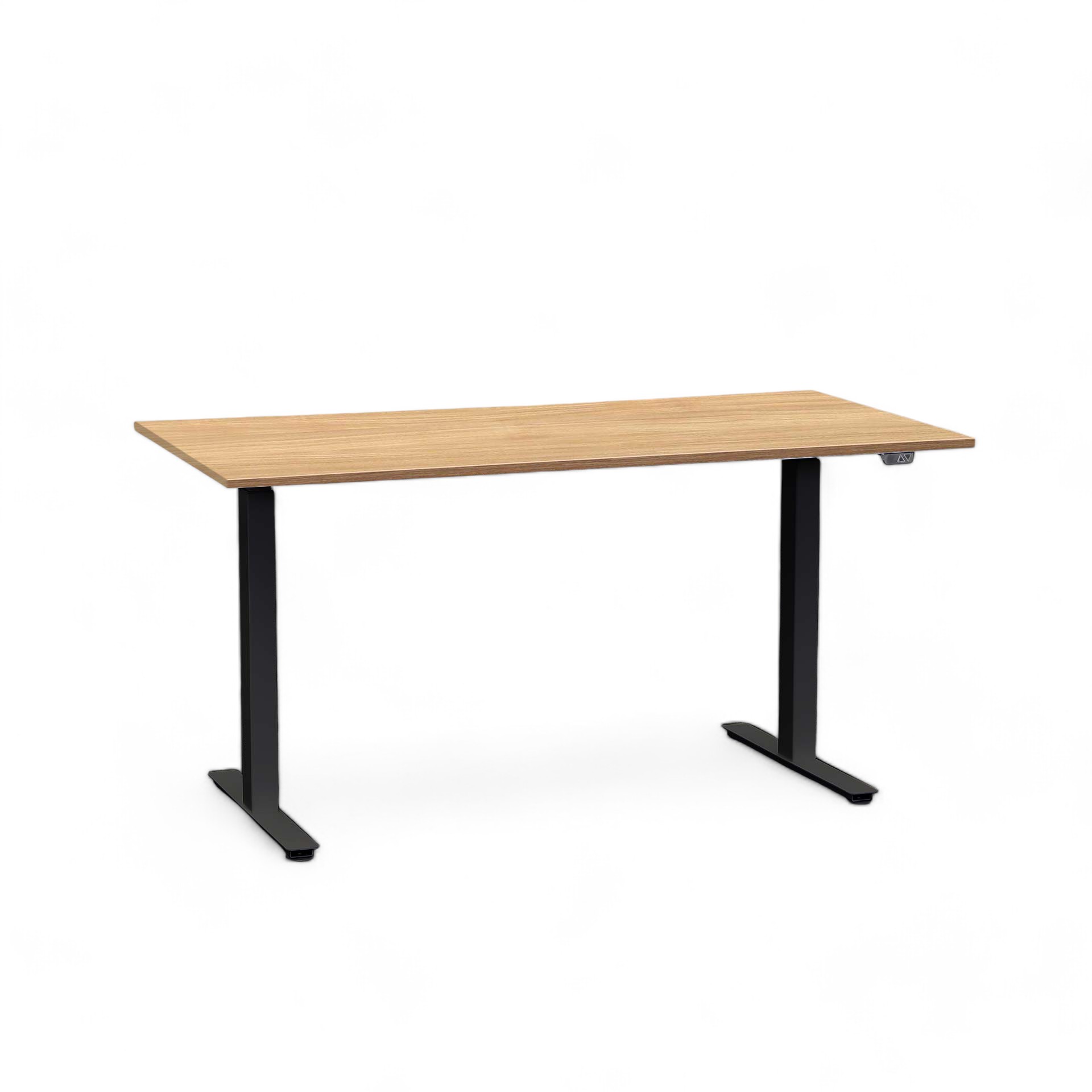 Schreibtisch el. höhenverstellbar Tradingzone Home 2.0 (Nussbaum, Neu, 140x70, Schwarz)
