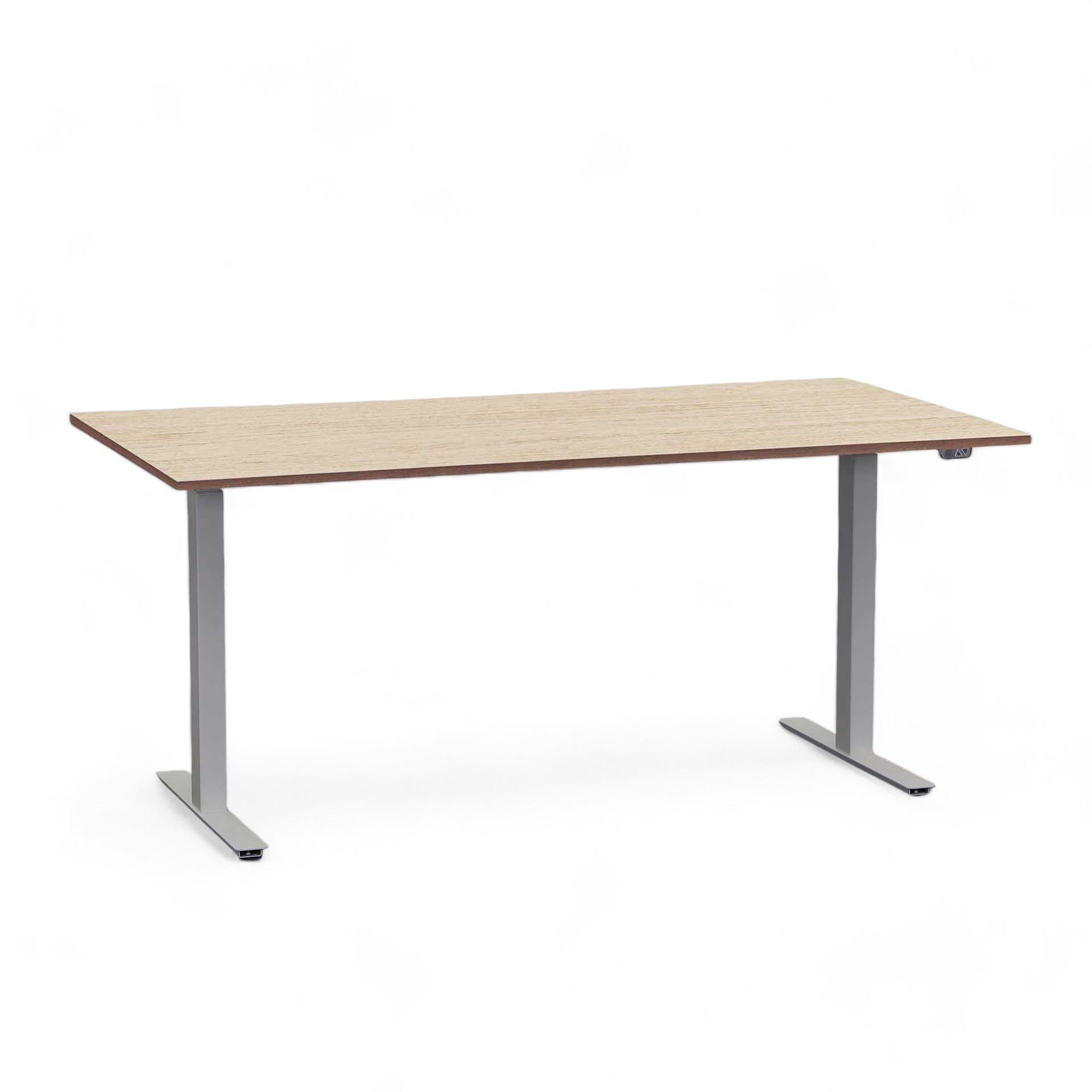 Ergonomique Bureau réglable en hauteur Tradingzone Home 2.0 160x80 cm, Chêne clair/Gris argenté, Nouveau, Pupitre - idéal pour le bureau ou la maison