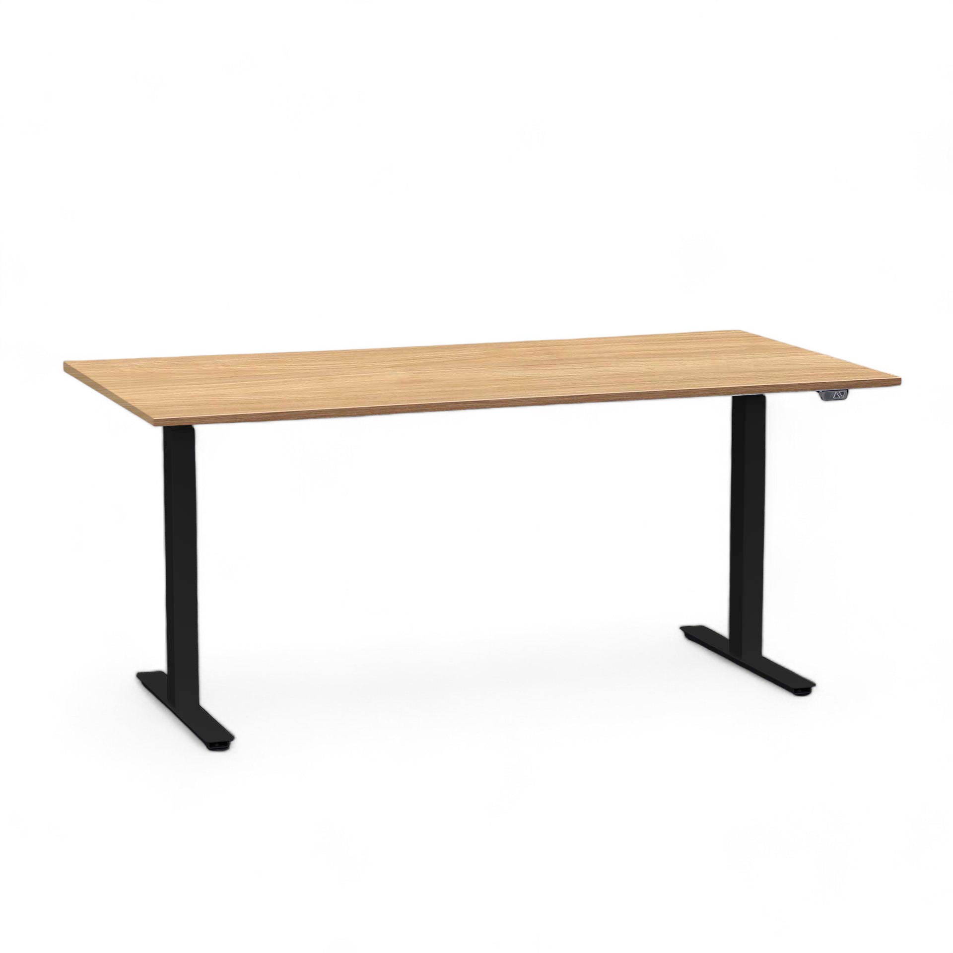 Schreibtisch el. höhenverstellbar Tradingzone Home 2.0 (Nussbaum, Neu, 160x80, Schwarz)