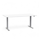 Schreibtisch el. höhenverstellbar Tradingzone Home 2.0 (Weiss, Neu, 160x80, Silbergrau)