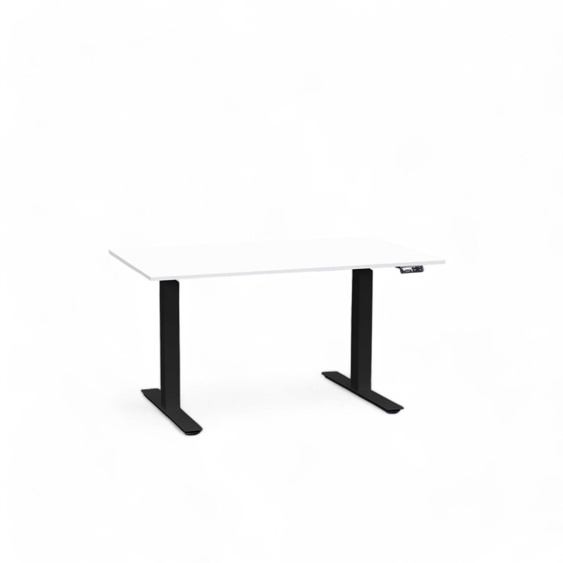 Ergonomischer Elektrisch höhenverstellbarer Schreibtisch Tradingzone Work Pro 120x70 cm, Weiss/Schwarz, Neu, Tisch - ideal fürs Homeoffice oder Büro