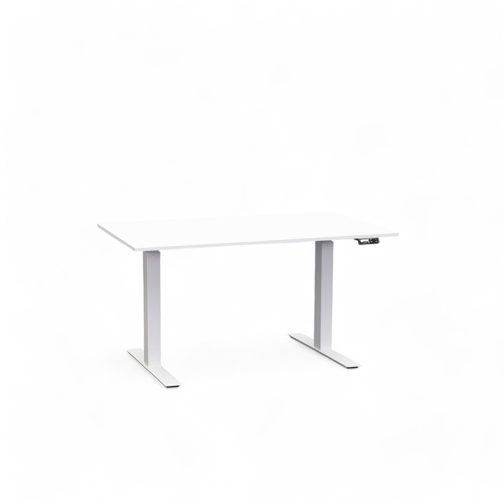Elektrisch höhenverstellbarer Schreibtisch Tradingzone Work Pro (Neu, 120x70, Weiss, Weiss)