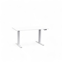 Elektrisch höhenverstellbarer Schreibtisch Tradingzone Work Pro (Neu, 120x70, Weiss, Weiss)