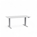 Scrivania regolabile elettricamente in altezza Tradingzone Work Pro (Grigio chiaro, Nuovo, 140x70, Grigio argento)
