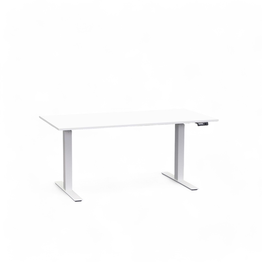 Elektrisch höhenverstellbarer Schreibtisch Tradingzone Work Pro (Weiss, Neu, 140x70, Weiss)
