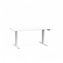 Elektrisch höhenverstellbarer Schreibtisch Tradingzone Work Pro (Weiss, Neu, 140x70, Weiss)