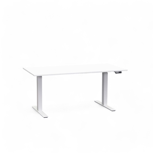 Elektrisch höhenverstellbarer Schreibtisch Tradingzone Work Pro (Weiss, Neu, 140x70, Weiss)