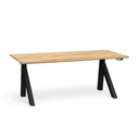 Elektrisch höhenverstellbarer Schreibtisch Tradingzone Design Lift (Eiche dunkel, Neu, 160x80, Schwarz)