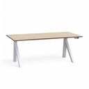 Elektrisch höhenverstellbarer Schreibtisch Tradingzone Design Lift (Neu, 160x80, Eiche hell, Weiss)