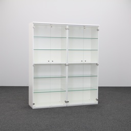 Flügeltürschränke mit Glasfront (Gut, mit Schlüssel)