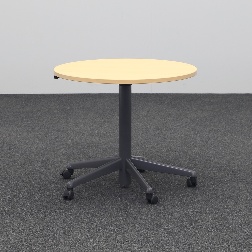 Stehkonferenztisch höhenverstellbar Steelcase auf Rollen (Gut)