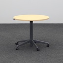 Stehkonferenztisch höhenverstellbar Steelcase auf Rollen (Gut)