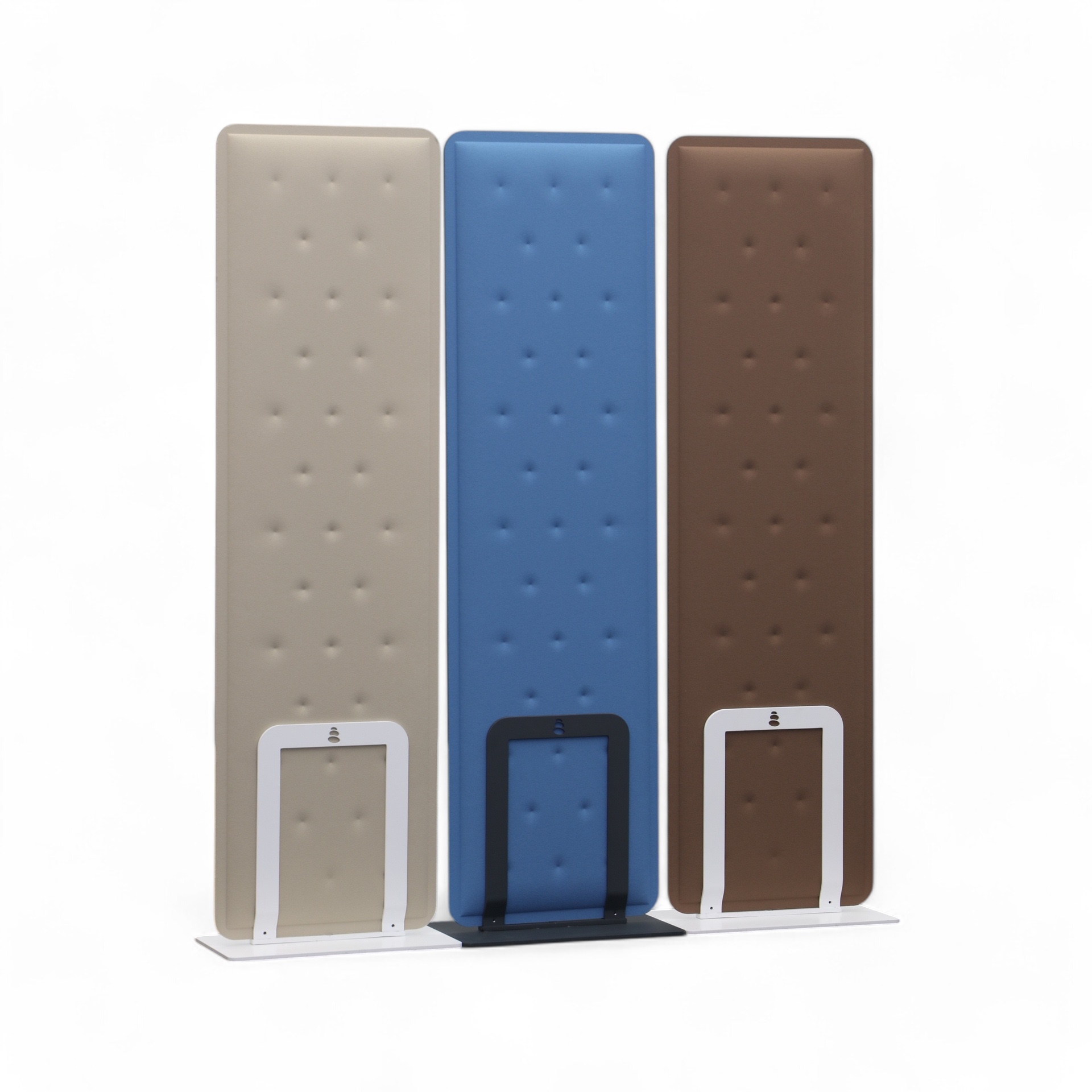3er Set-Trennwand Steelbox (Beige, Sehr gut)
