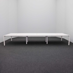Grosser Konferenztisch Vitra, weiss (Normal gebraucht)