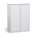 Metallschrank Lista LO One, weiss, mit Flügeltüren (Gut)