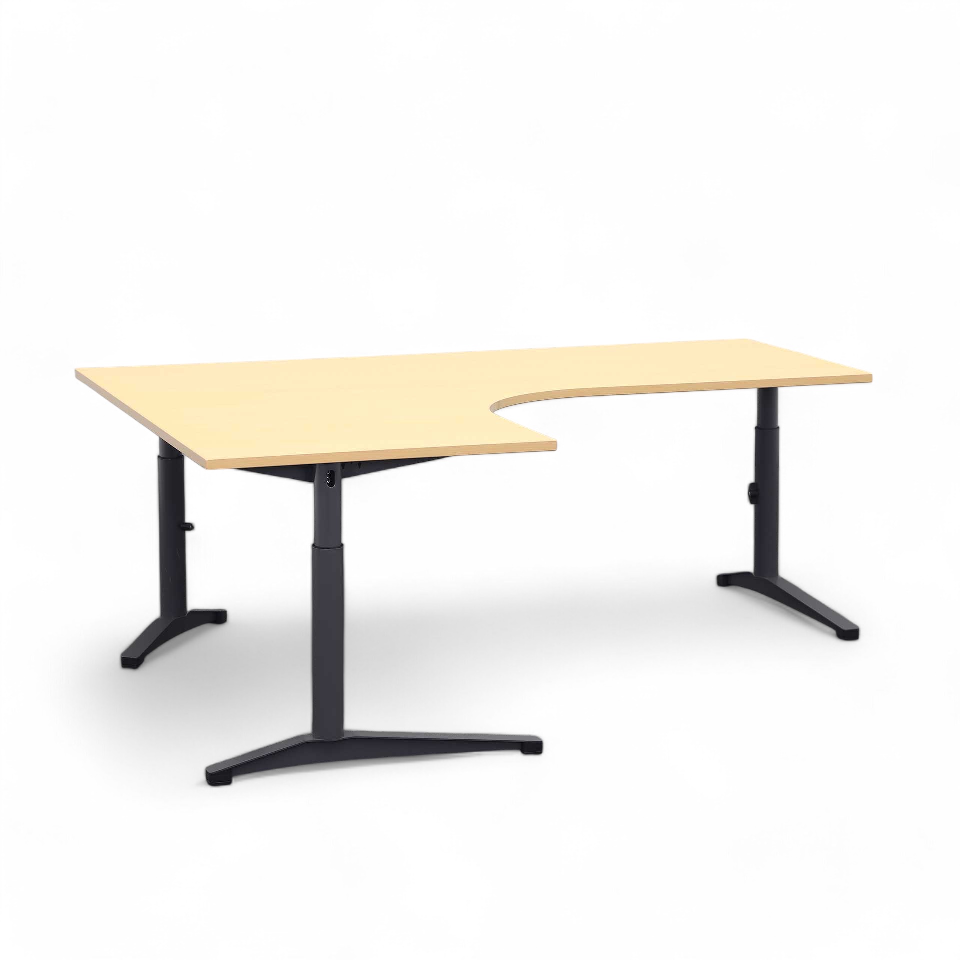 Eckschreibtische Steelcase Holz (Normal Gebraucht)