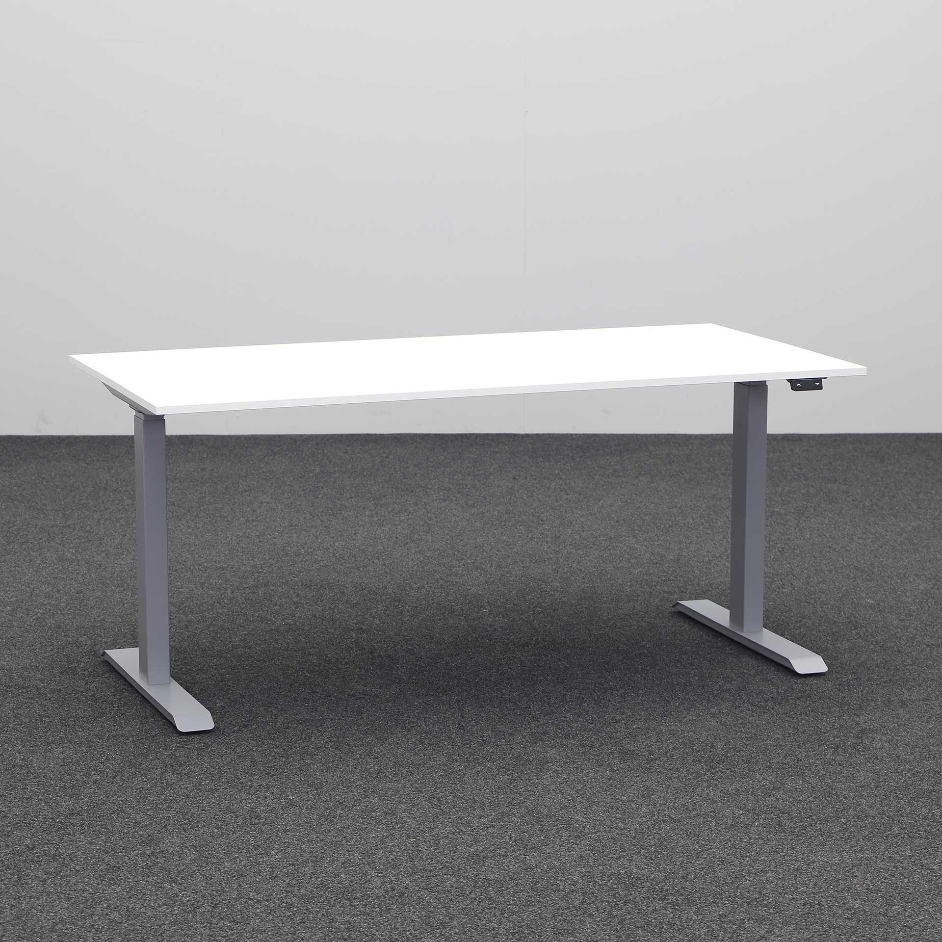 Standing desks (White, Very good, Silver gray)