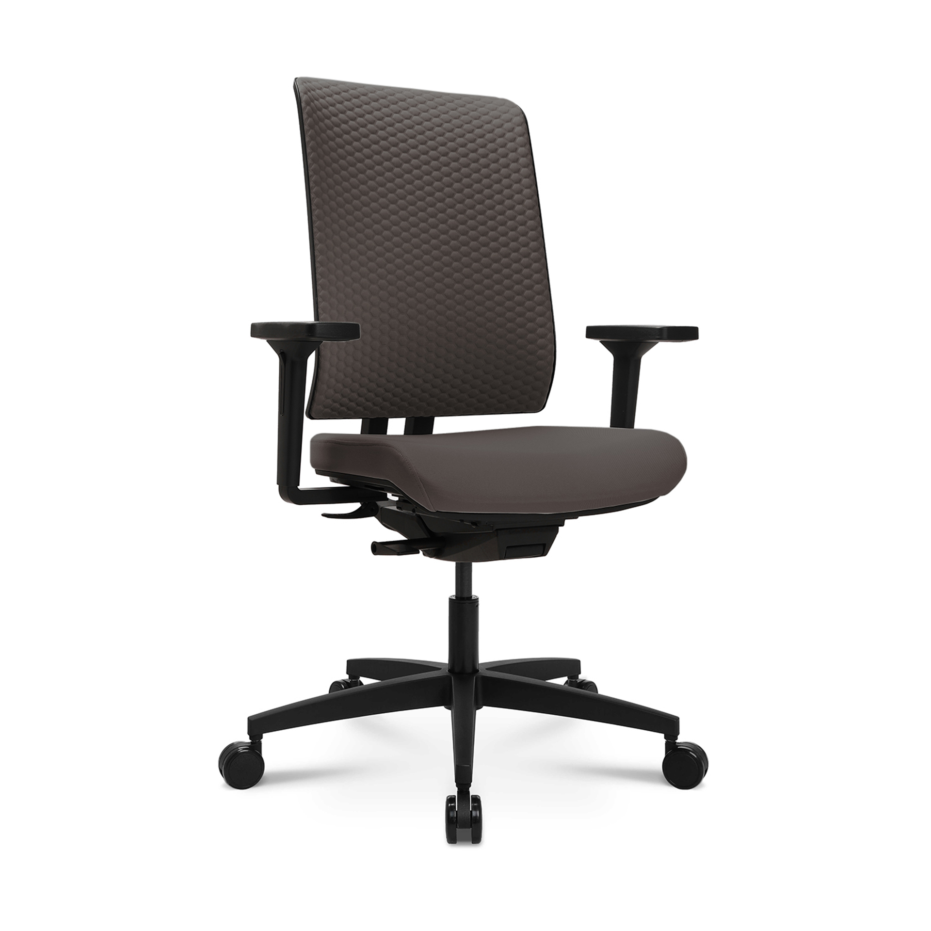 Bürostuhl Tradingzone Green mit 3D Armlehnen, Braun, Neu, Ergonomischer Stuhl - ideal für flexibles Arbeiten