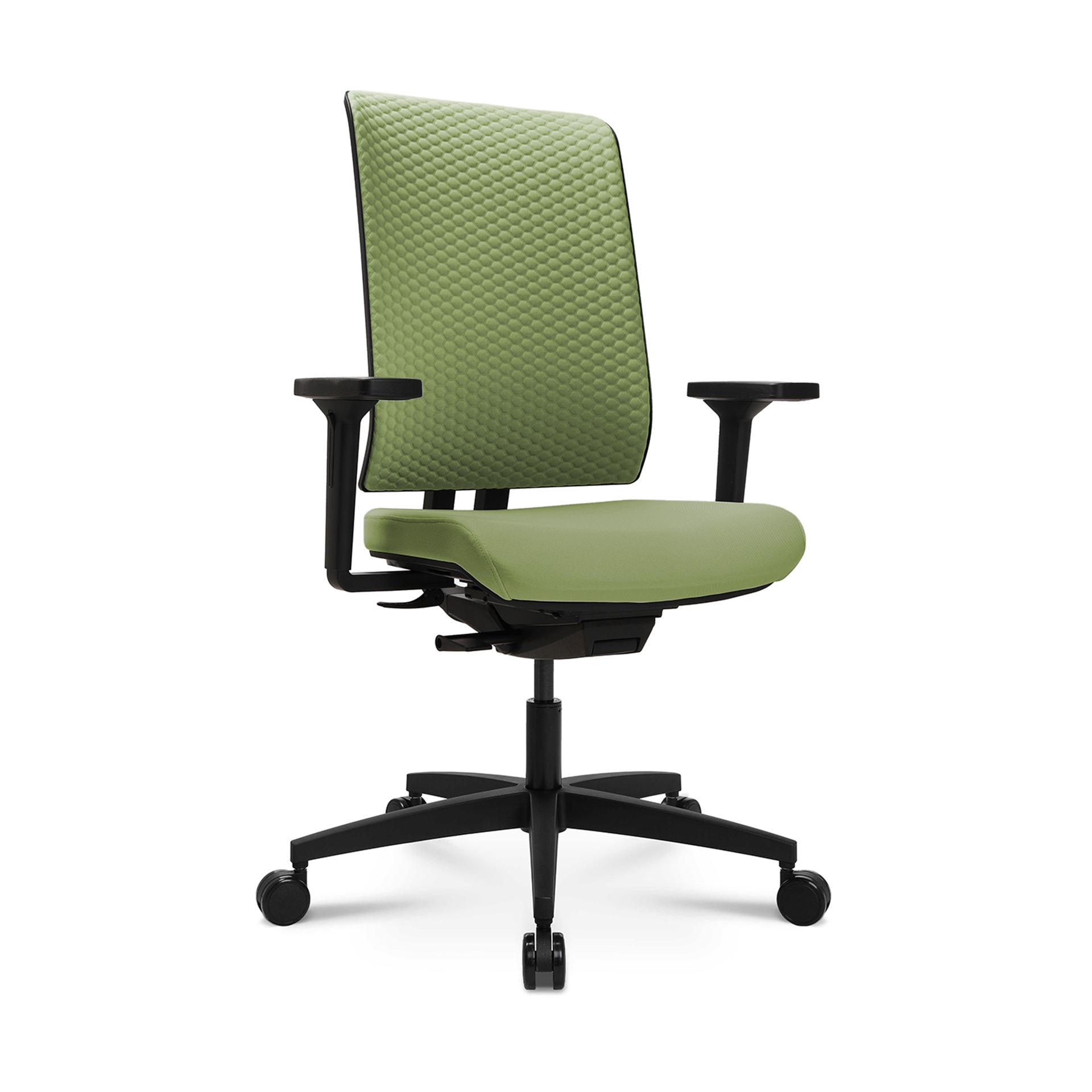 Image of Bürostuhl Tradingzone Green mit 3D Armlehnen, Grün, Neu, Ergonomischer Stuhl - ideal für flexibles Arbeiten